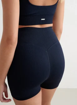 Ribbed Midi Biker Shorts><noscript><img data-lazyloaded=