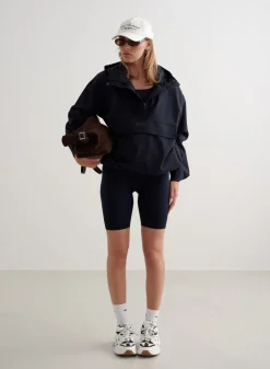 Navy Waterproof Oversized Anorak><noscript><img data-lazyloaded=