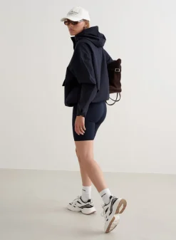 Navy Waterproof Oversized Anorak><noscript><img data-lazyloaded=
