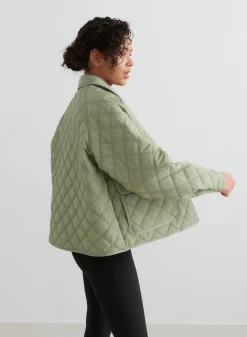 Pale Khaki Quilted Femme Jacket><noscript><img data-lazyloaded=