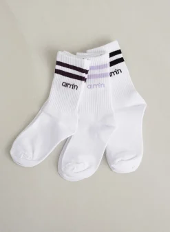 Pale Lavender Young Aim High Socks 3-pack><noscript><img data-lazyloaded=
