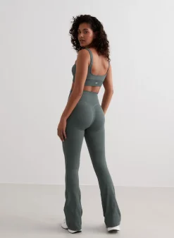 Ribbed Seamless Flare Tights><noscript><img data-lazyloaded=