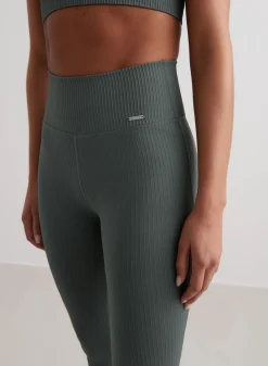 Ribbed Seamless Flare Tights><noscript><img data-lazyloaded=