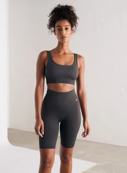 Ribbed Seamless Biker Shorts><noscript><img data-lazyloaded=