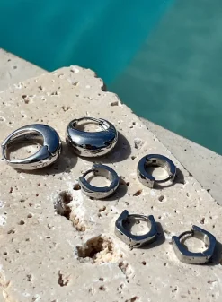 Waterproof Drop Hoop Earrings><noscript><img data-lazyloaded=