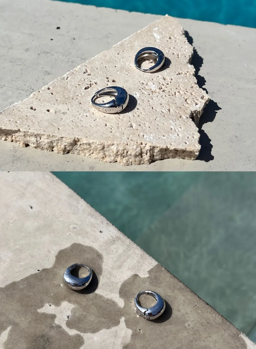 Waterproof Drop Hoop Earrings>AIM’N Hot