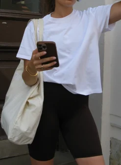 White Boxy T-shirt><noscript><img data-lazyloaded=