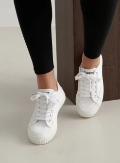 Cotton Canvas Sneakers><noscript><img data-lazyloaded=