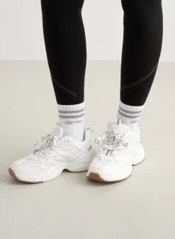 White Reflective Aim High Socks><noscript><img data-lazyloaded=