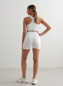 Ribbed Midi Biker Shorts><noscript><img data-lazyloaded=