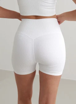 Ribbed Midi Biker Shorts><noscript><img data-lazyloaded=