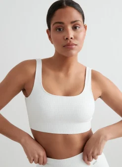 Ribbed Seamless Bra><noscript><img data-lazyloaded=
