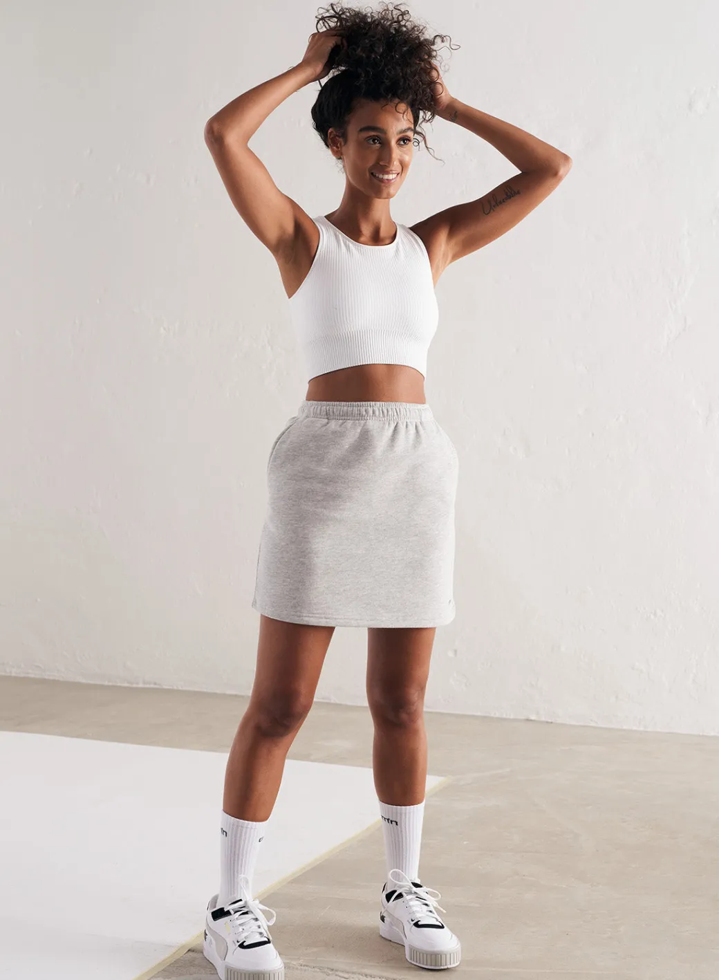 Ribbed Seamless Crop Top>AIM’N Online