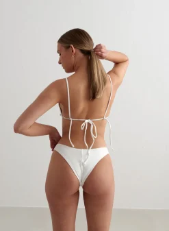 White Ribbed U-shape Bikini Bottom><noscript><img data-lazyloaded=