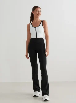 White Sense Zipped Bralette><noscript><img data-lazyloaded=